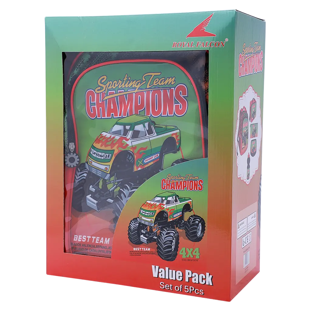 Royal Falcon Backpack Champions Set of 5 pcs  16 inch - view 1