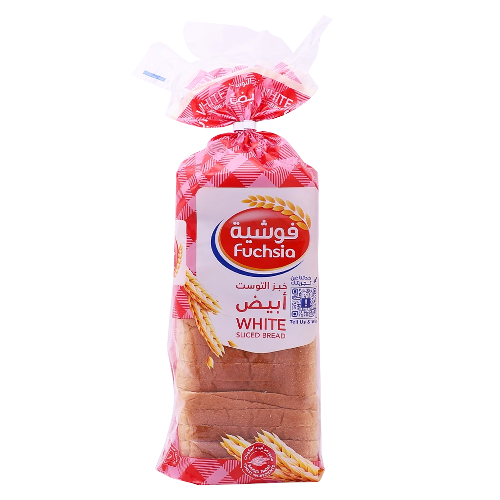Fuchsia Sliced White Bread 570 gm