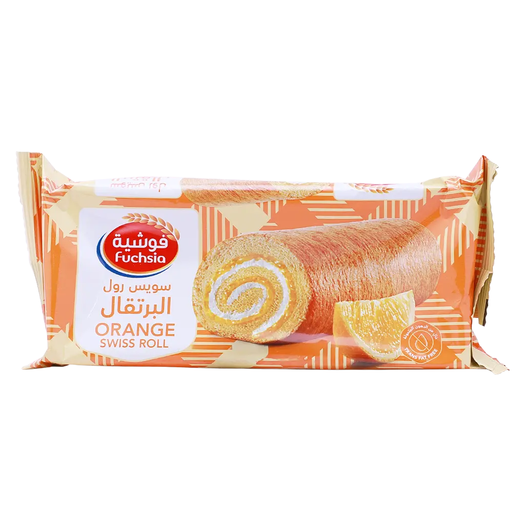 Fuchsia Jumbo Swiss Roll Orange 60 gm - view 1