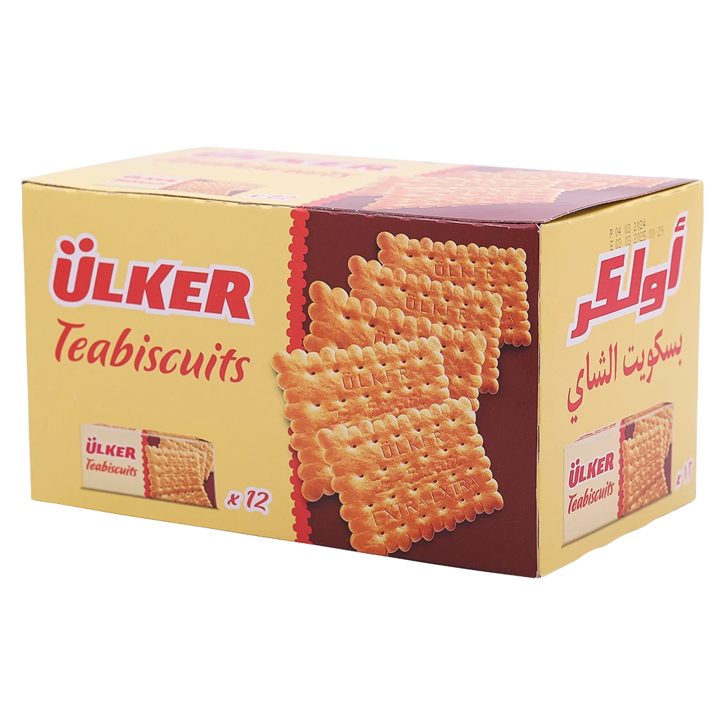 Ulker Tea Biscuit Box 12 pcs 70 gm