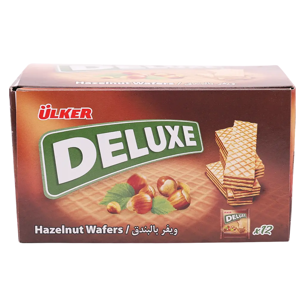 Ulker Deluxe Wafer Hazelnut Box 12 pcs 40 gm - view 2