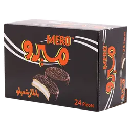 رنا ميرو كيك بالمرشميلو مغطاة بالشوكولاته علبة 24 * 23جم 
