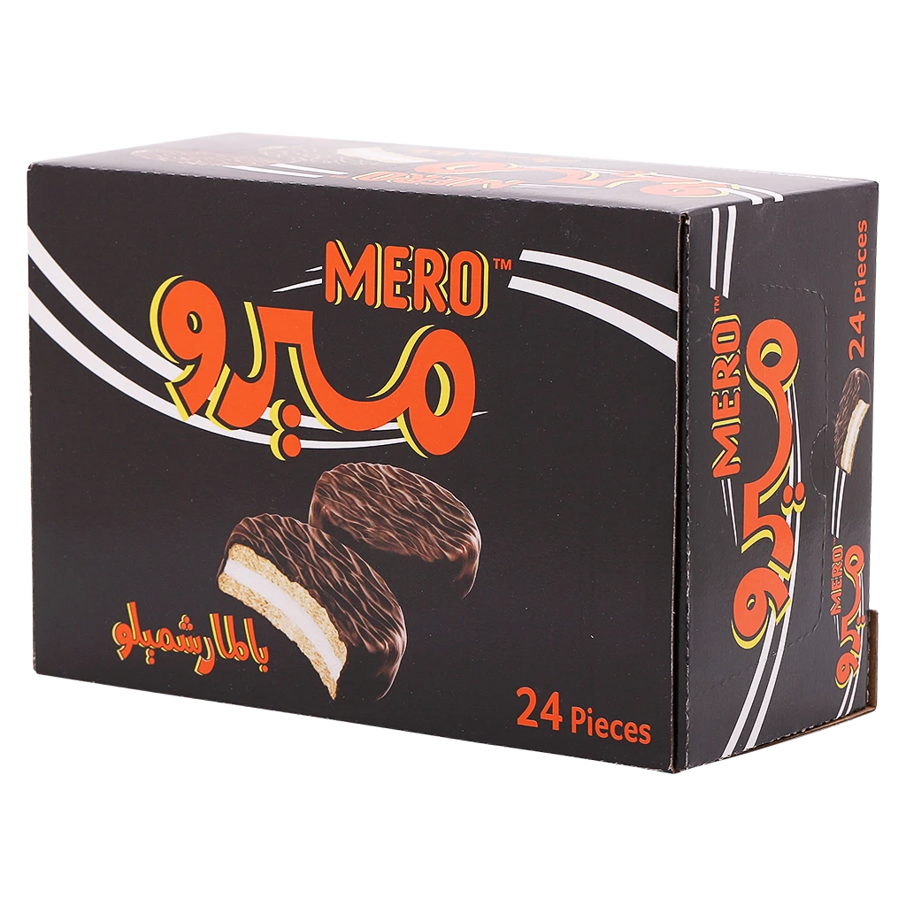 Rana Mero Cake with marshmello Coverd By Chocolate Box 24 x 23gr 