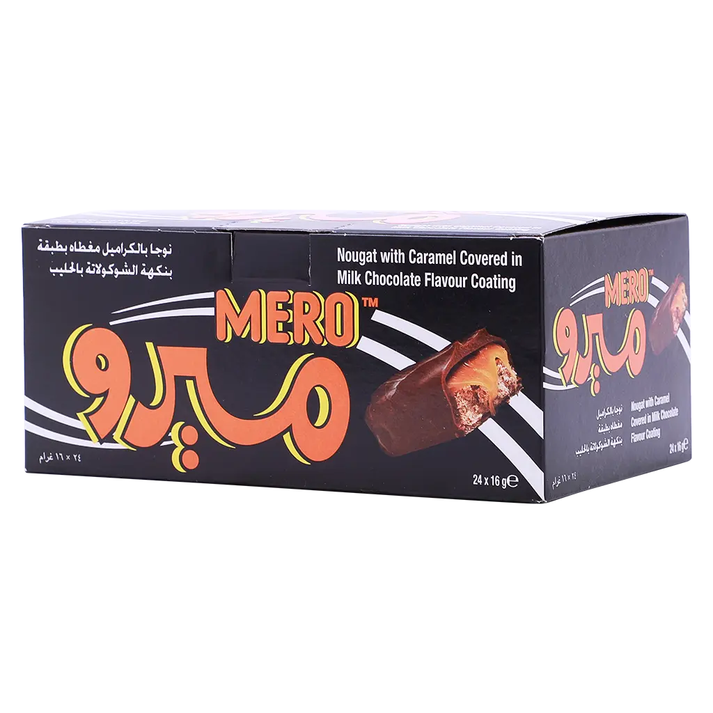 Rana Mero Nougat With Caramel Coverd By Chocolate Box 24 x 25gr  - view 1