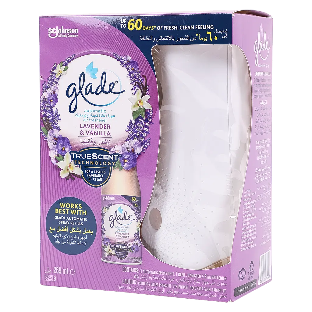 Glade Freshener Spray System & Refill Lavender & Vanilla Scent 269 ml - view 1
