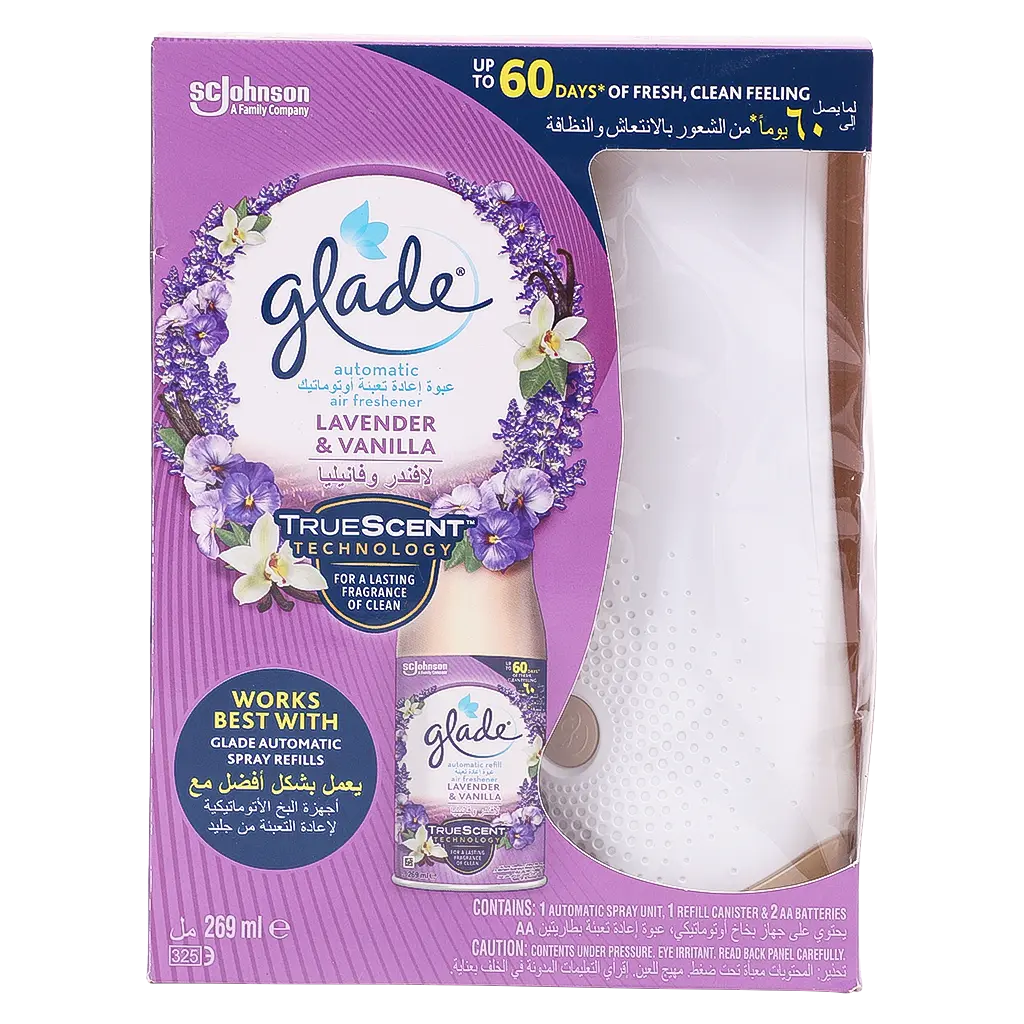Glade Freshener Spray System & Refill Lavender & Vanilla Scent 269 ml - view 2