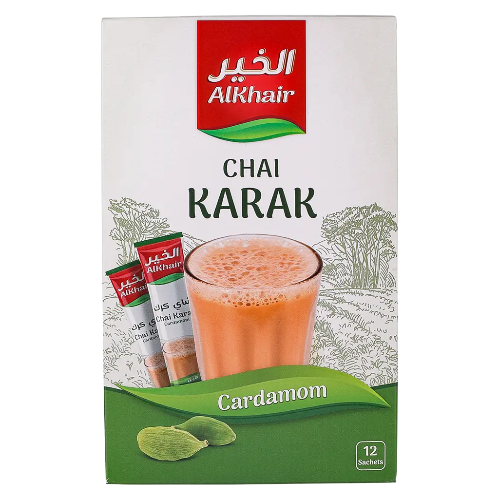 Alkhair Karak Tea With Cardamom 12 Envelop - view 3