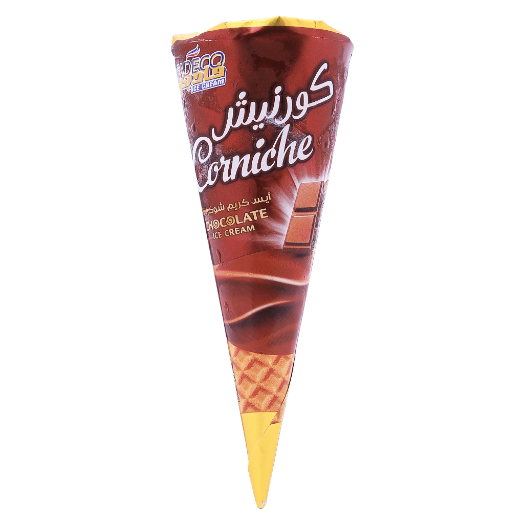 Fadeco Ice Cream Chocolate Cone 120 ml
