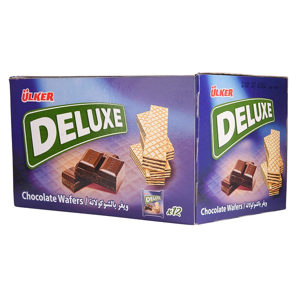 Ulker Deluxe Wafer Chocolate Box 12 pcs 40 gm