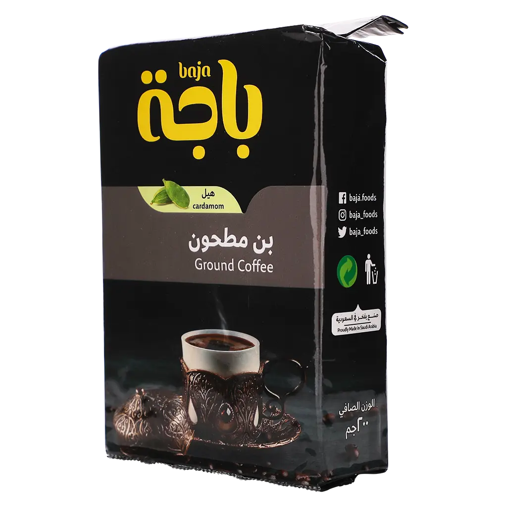 Baja Turkish Coffee With Cardamom 200 gm - view 1