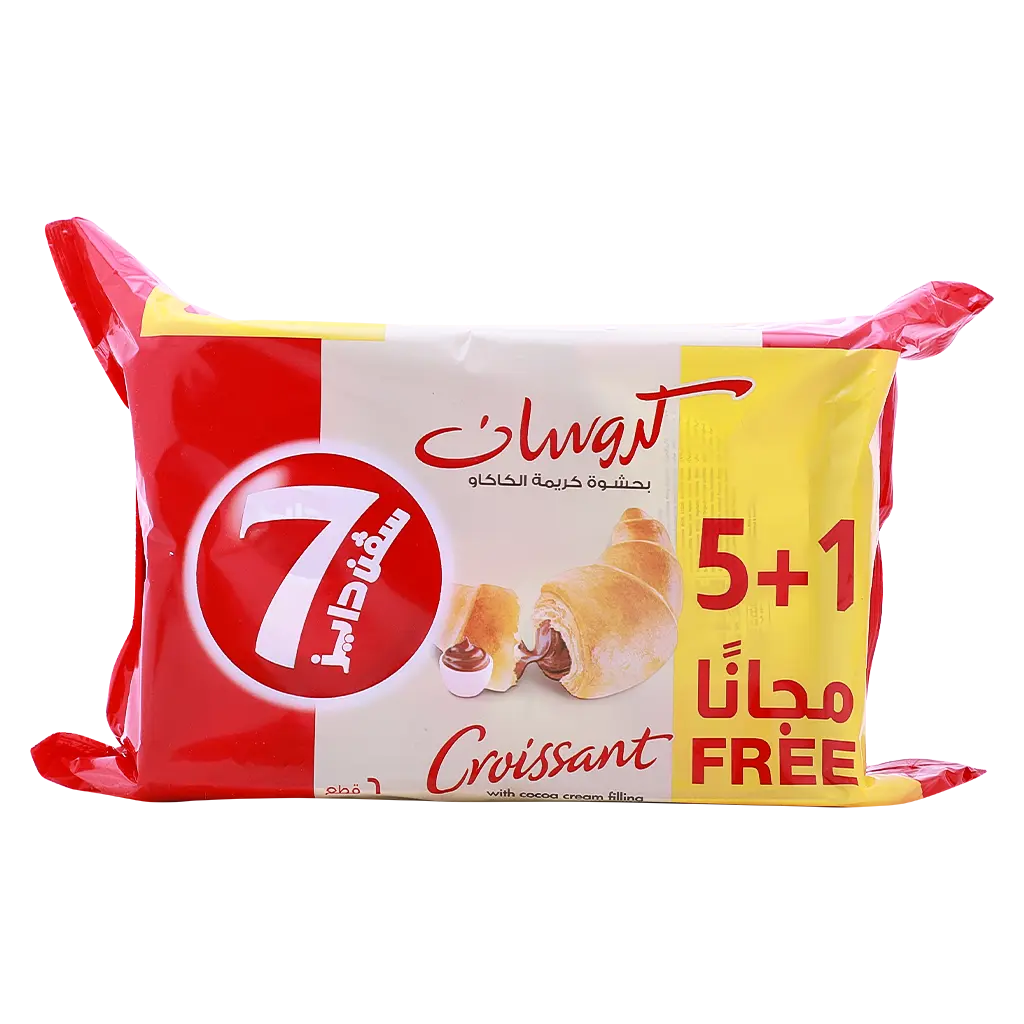 7 Days Croissant Chocolate 5 pcs 1 Free 55 gm - view 1