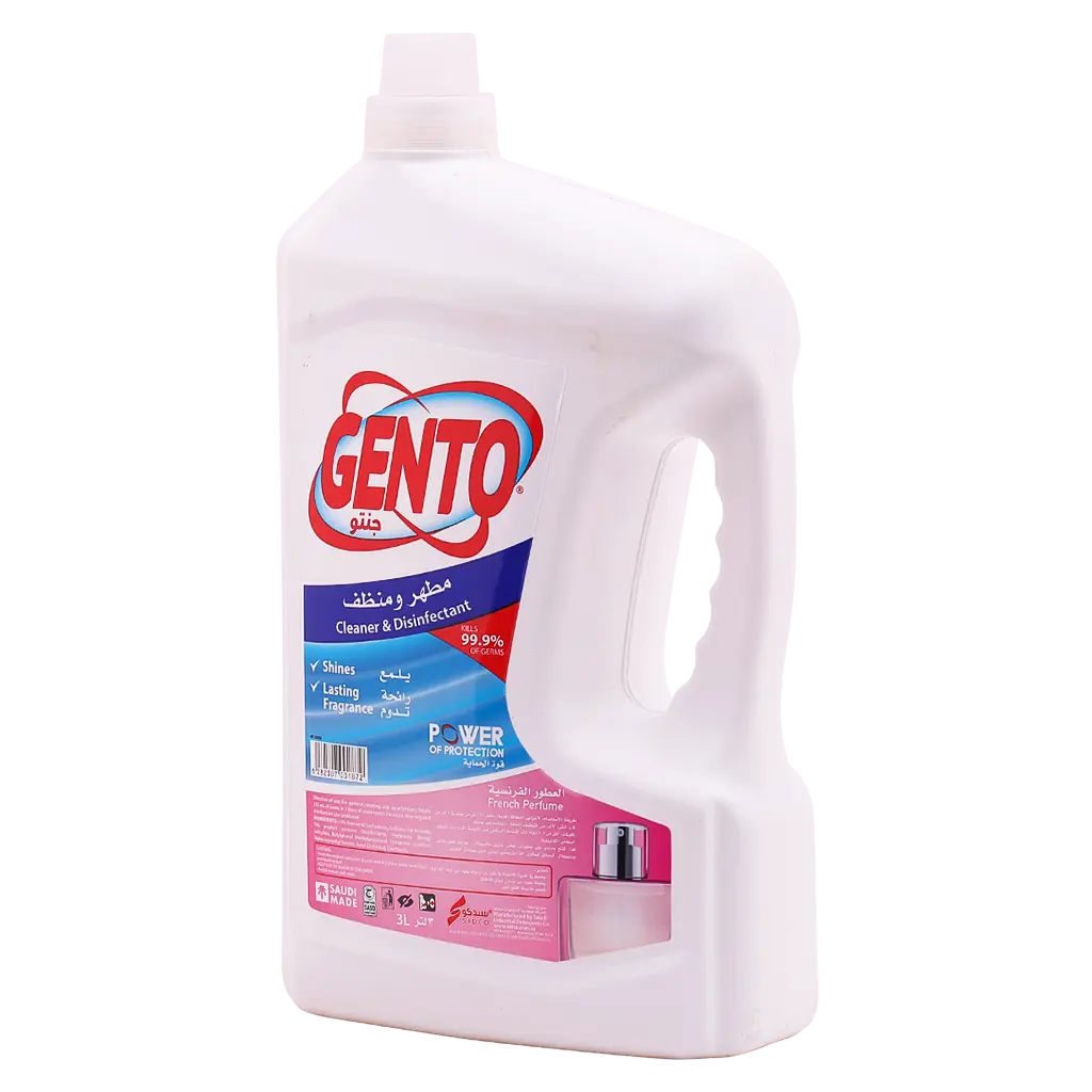 Gento Cleaner and Disinfectant French Perfume 3 Ltr   - view 1