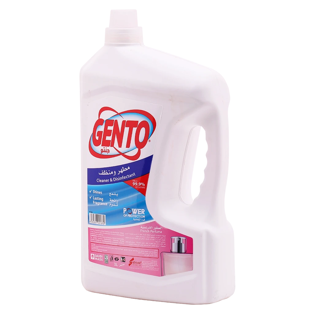Gento Cleaner and Disinfectant French Perfume 3 Ltr  