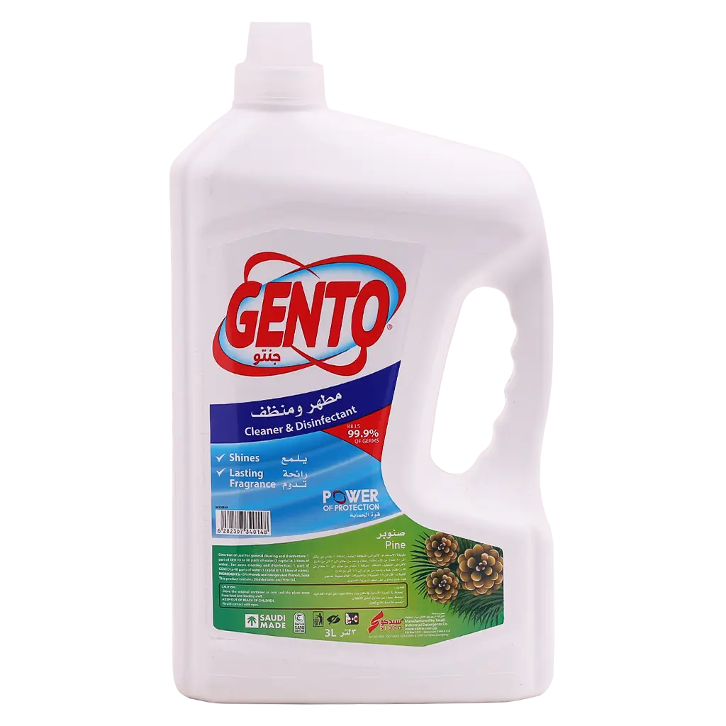 Gento Cleaner and Disinfectant Pine 3Ltr - view 2