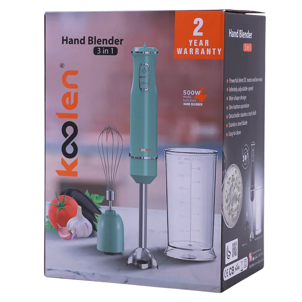 koolen hand blender 2 in 1 500w - view 2