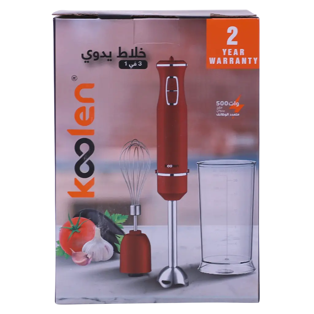 koolen hand blender 2 in 1 500w - view 4
