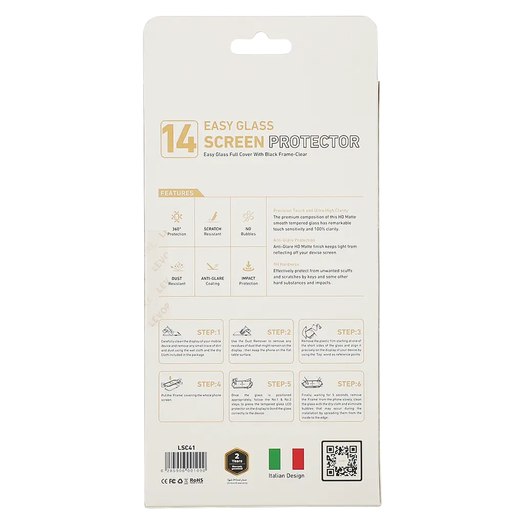Levore Screen Protection Iphone 14 6.1  Clear With Applicator - view 2