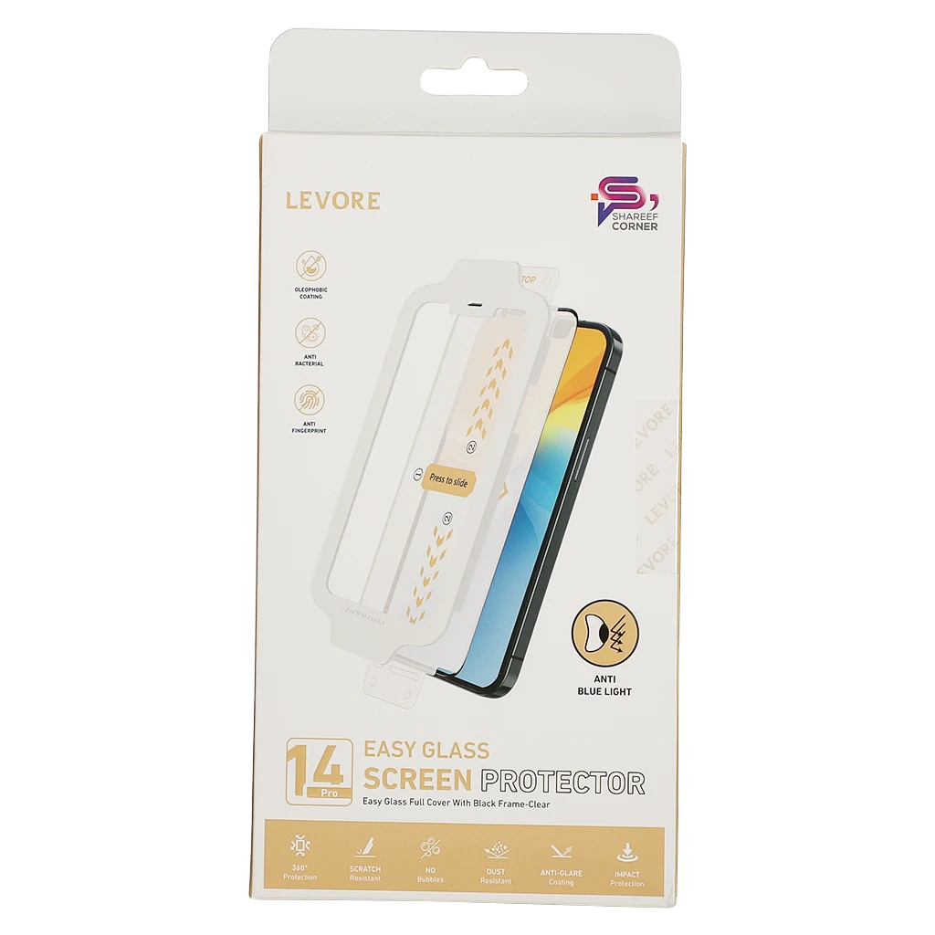 Levore Screen Protection Iphone For 14 Pro 6.1  Clear With Applicator