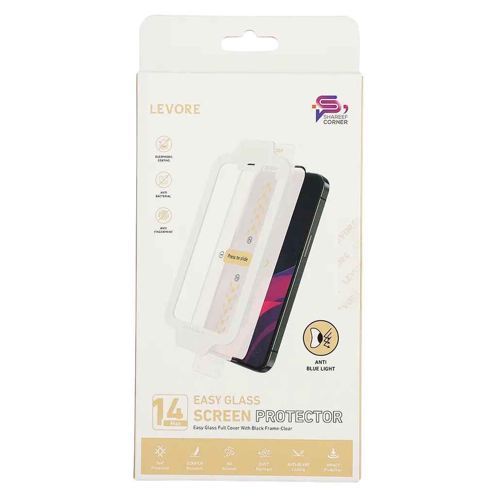 Levore Screen Protection Iphone 14 Max 6.7  Clear With Applicator - view 1
