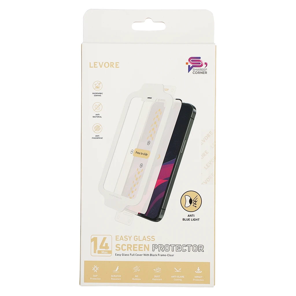 Levore Screen Protection Iphone 14 Max 6.7 Clear With Applicator