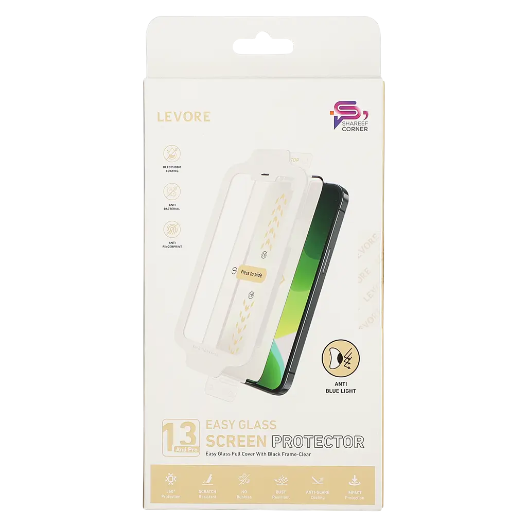 Levore Screen Protection Iphone 13/13 Pro 6.1  Clear With Applicator - view 1