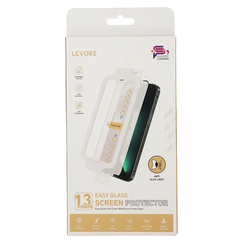 Levore Screen Protection Iphone 13 Pro Max 6.7  Clear With Applicator - view 1