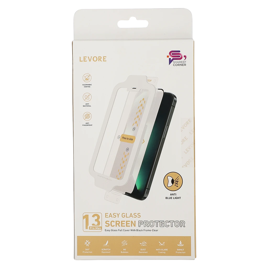 Levore Screen Protection Iphone 13 Pro Max 6.7  Clear With Applicator