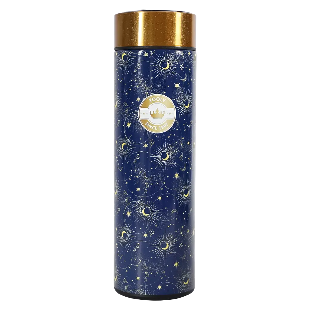 Tooly Water Bottle Stainless Steel Blue and Gold Color  500 ml - view 1