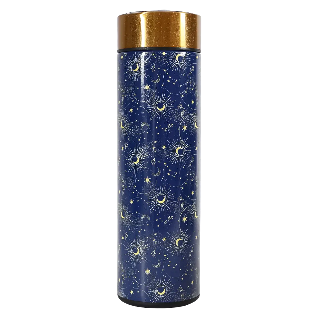 Tooly Water Bottle Stainless Steel Blue and Gold Color  500 ml - view 2