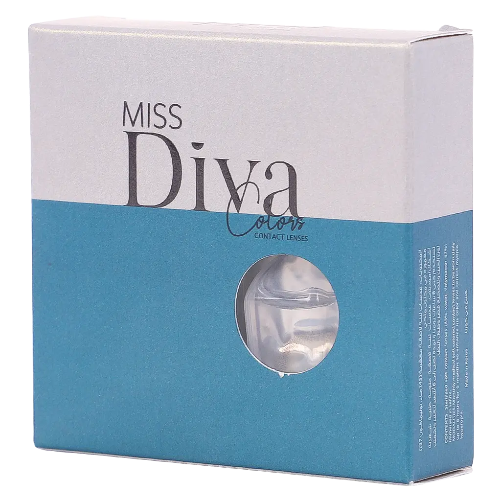 Diva Plano Contact Lenses Monthly Sand  - view 3