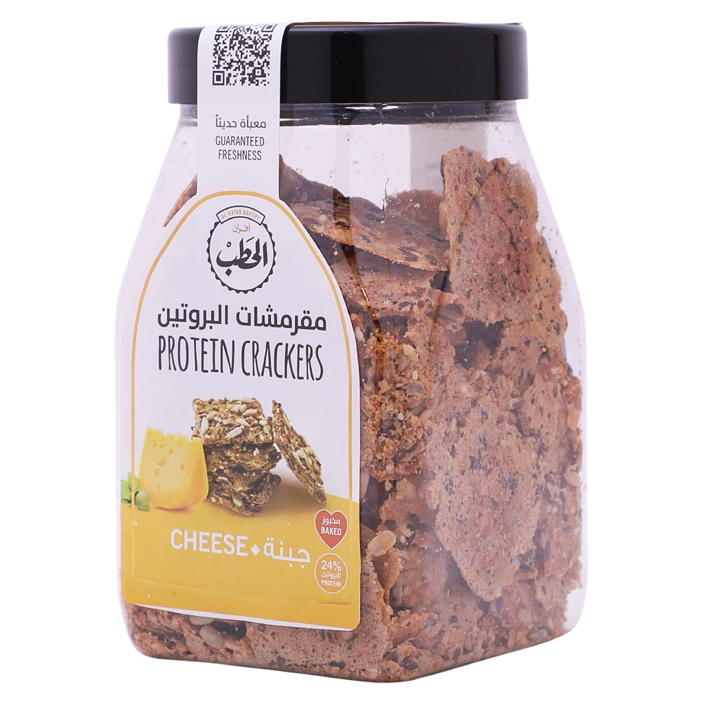 Al Hatab Cheese Protein Crackers 180 gm