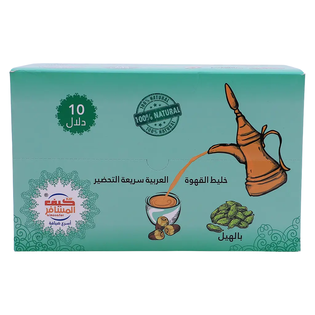 Kif Almosafer Instant Saudi Coffee Cardamom 10 pcs 30 gm - view 3