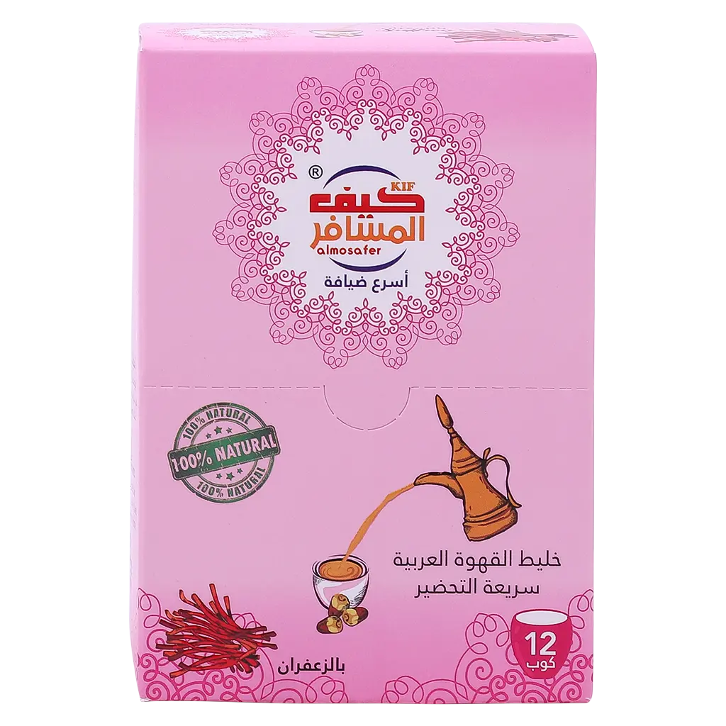 كيف المسافر قهوة سعودية سريعة التحضير بالزعفران 12 حبة 5 جم - view 2