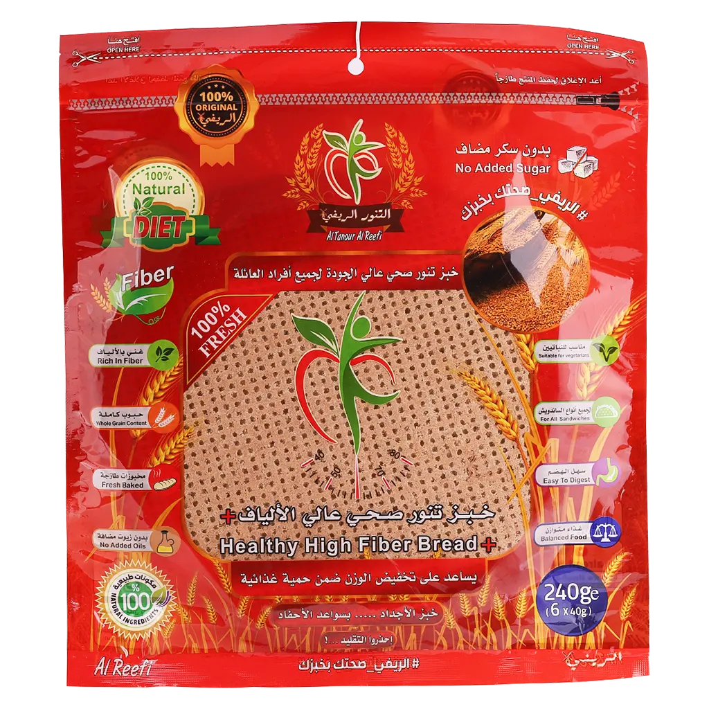 Al Tanour Al Reefi Healthy High Fiber Bread 240 Gm - view 1