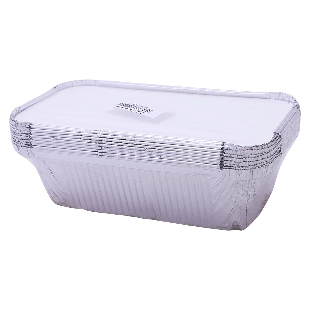 Ritco Aluminium Plate Medium Rectangular 10 Pcs