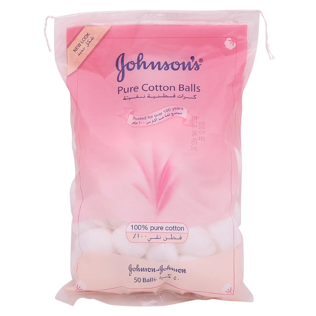 Johnson's Pure Cotton 50 Balls