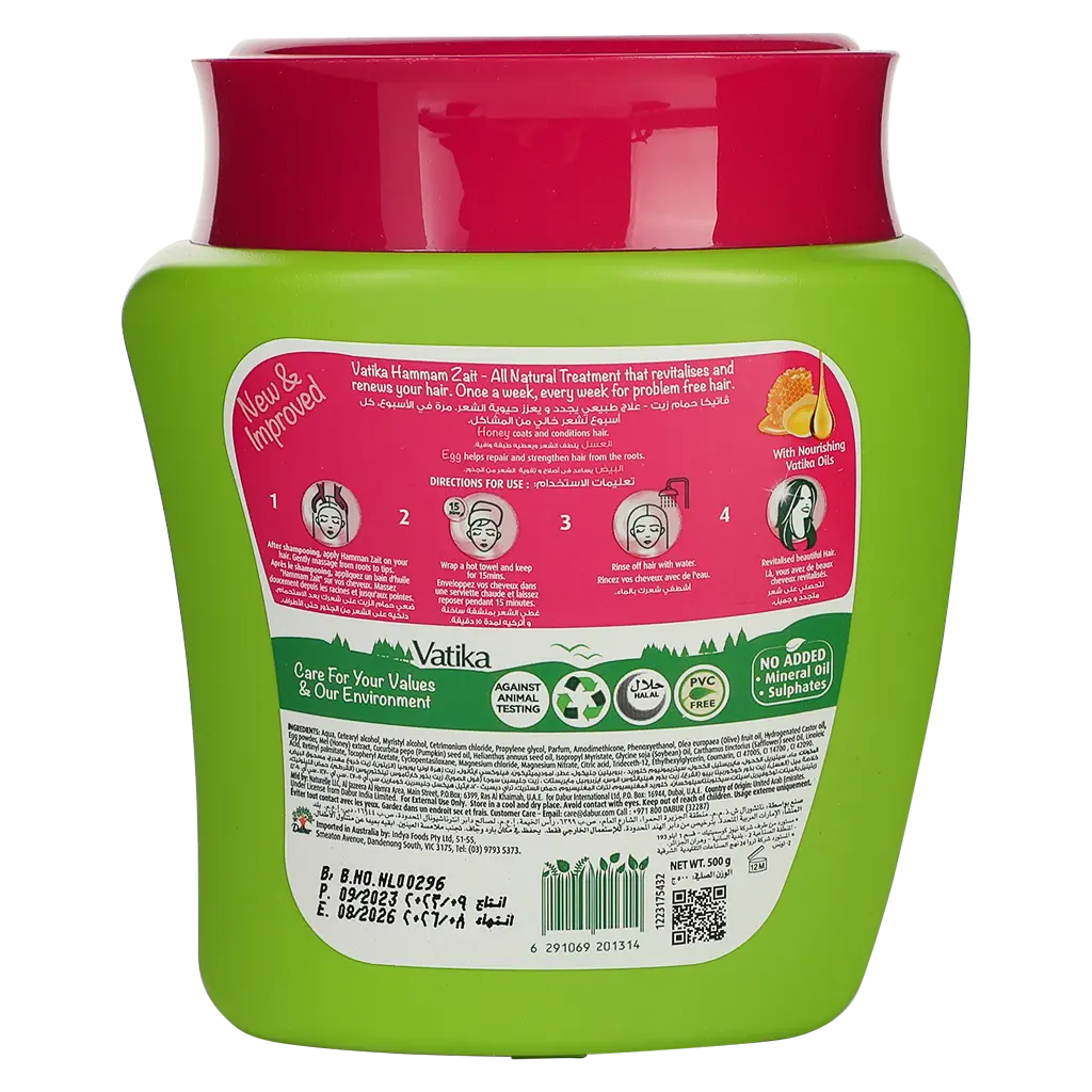 Vatika Oil bath Honey & Egg 500 gm - view 2