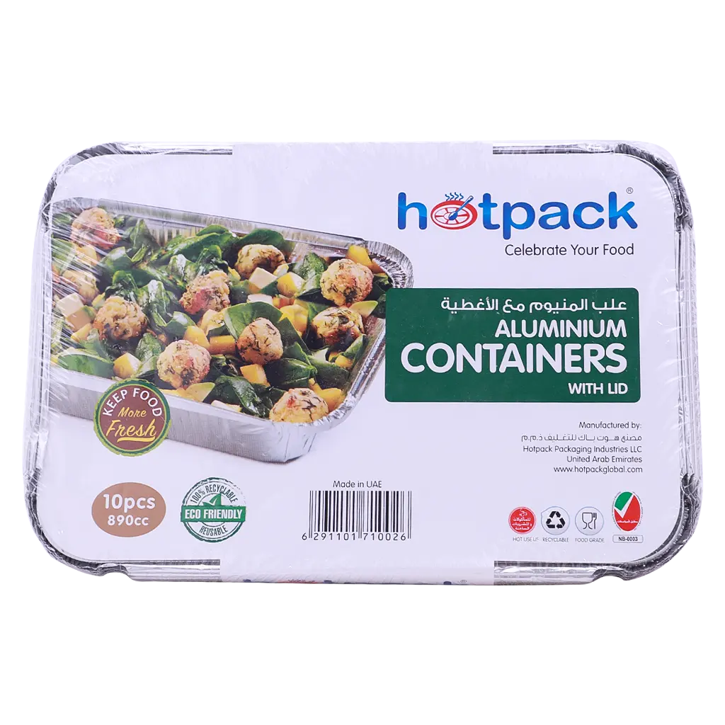 Hotpack Aluminium Container 10Pcs 890 ml - view 1