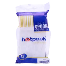 Hotpack Plastic Dessert Spoon 50Pcs 