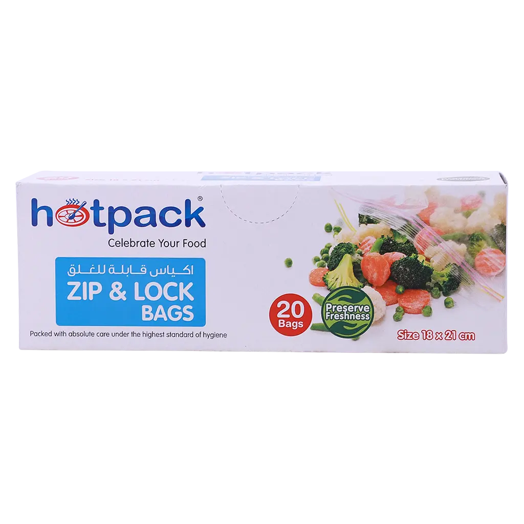 Hotpack Zipper Lock Bag 18 X 21 Cm 20 pcs - view 4