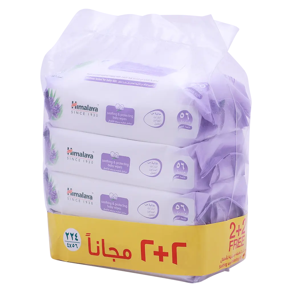 Himalaya Baby Wet Wipes Soothing & Protecting 224 Wipes Promo 2 + 2 Free - view 1