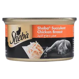 Sheba Cat Food Succulent Chicken Breast 85 gm Can