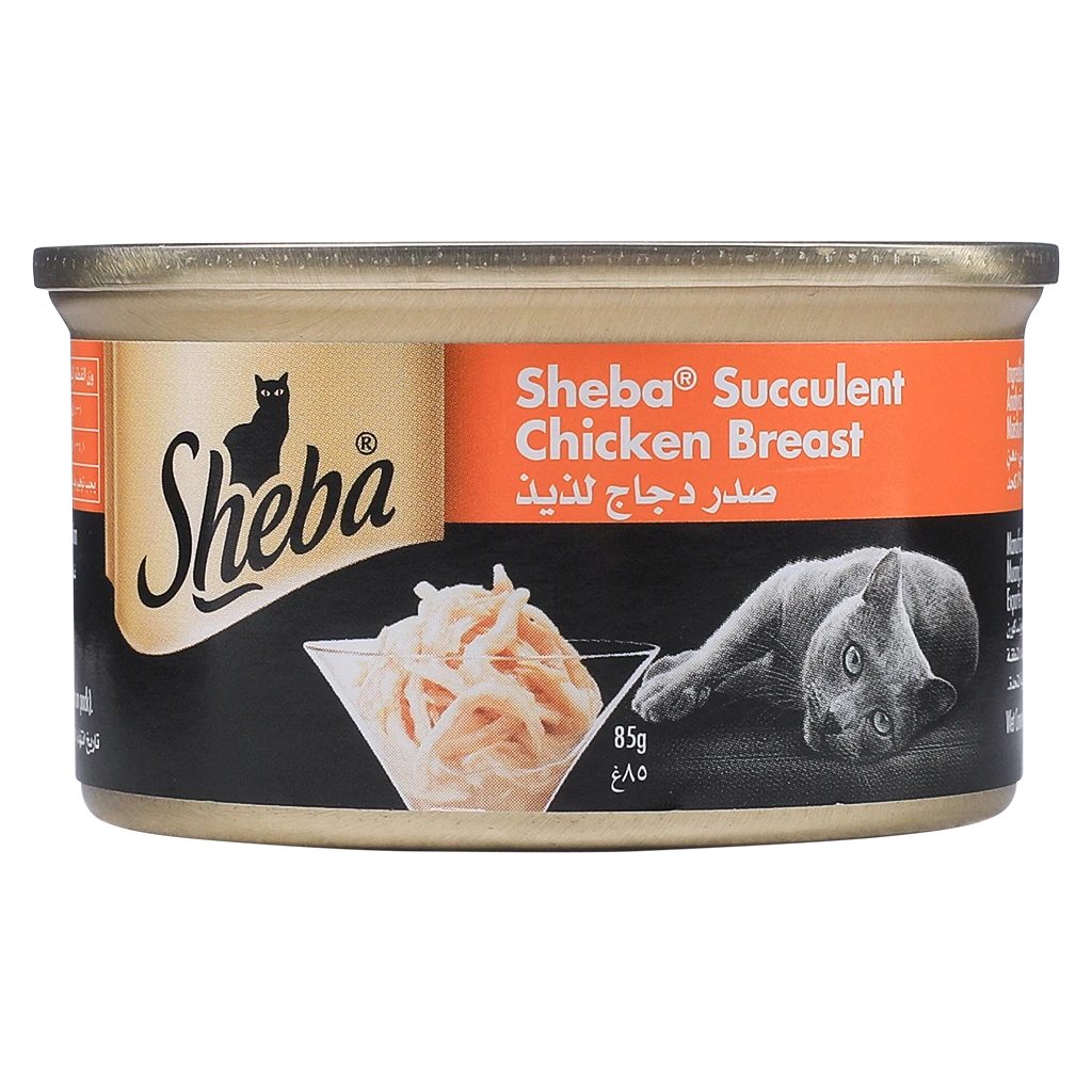 Sheba Cat Food Succulent Chicken Breast 85 gm Can