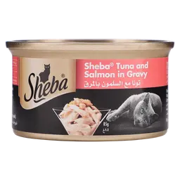 Sheba Cat Food Tuna & Salmon 85 gm Can
