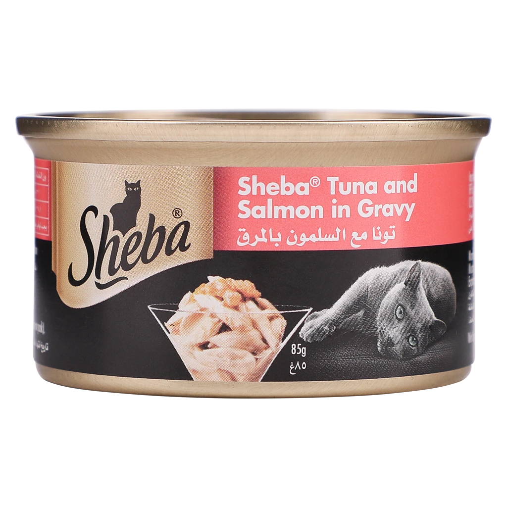 Sheba Cat Food Tuna & Salmon 85 gm Can