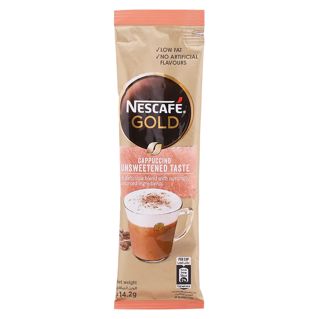 Nescafe Gold Cappuccino Unsweetened Taste 14.2 gm - view 1