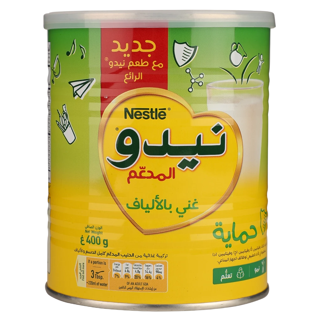 Nido Fortified Tin Milk Powder Full Cream 400 gm