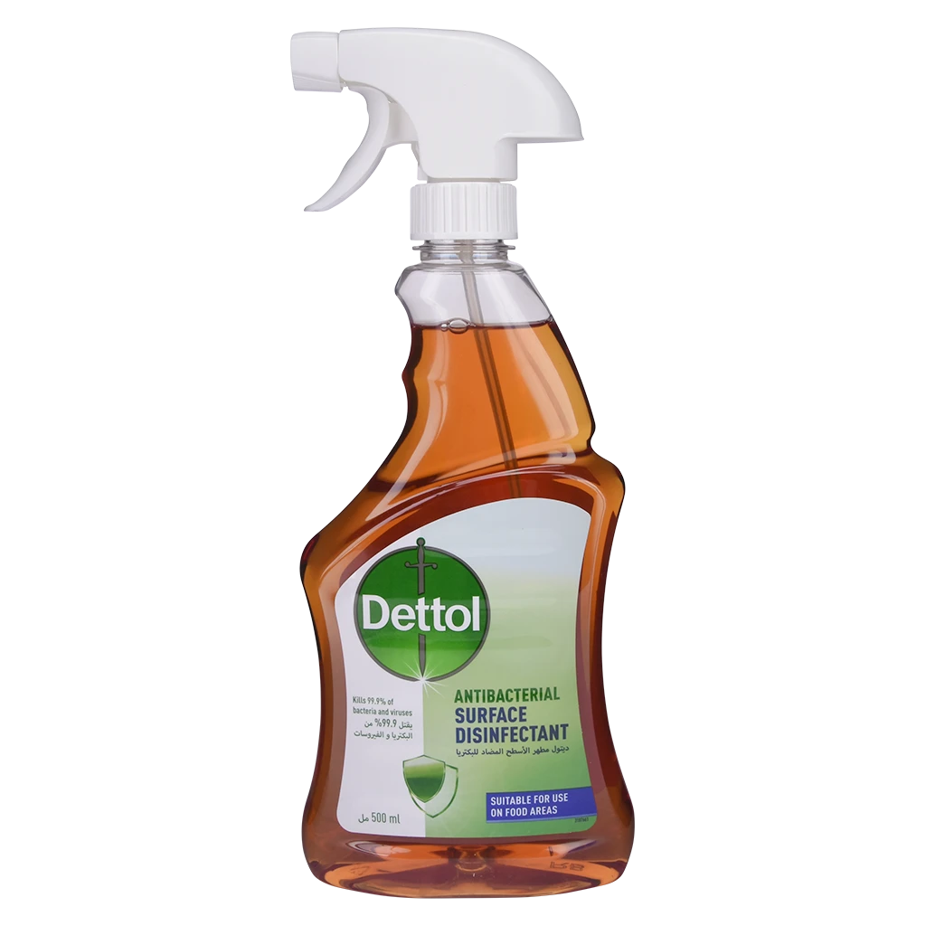 Dettol Antibacterial Surface Liquid Disinfectant Cleaner - Multipurpose Kills Germs500 Ml Spray