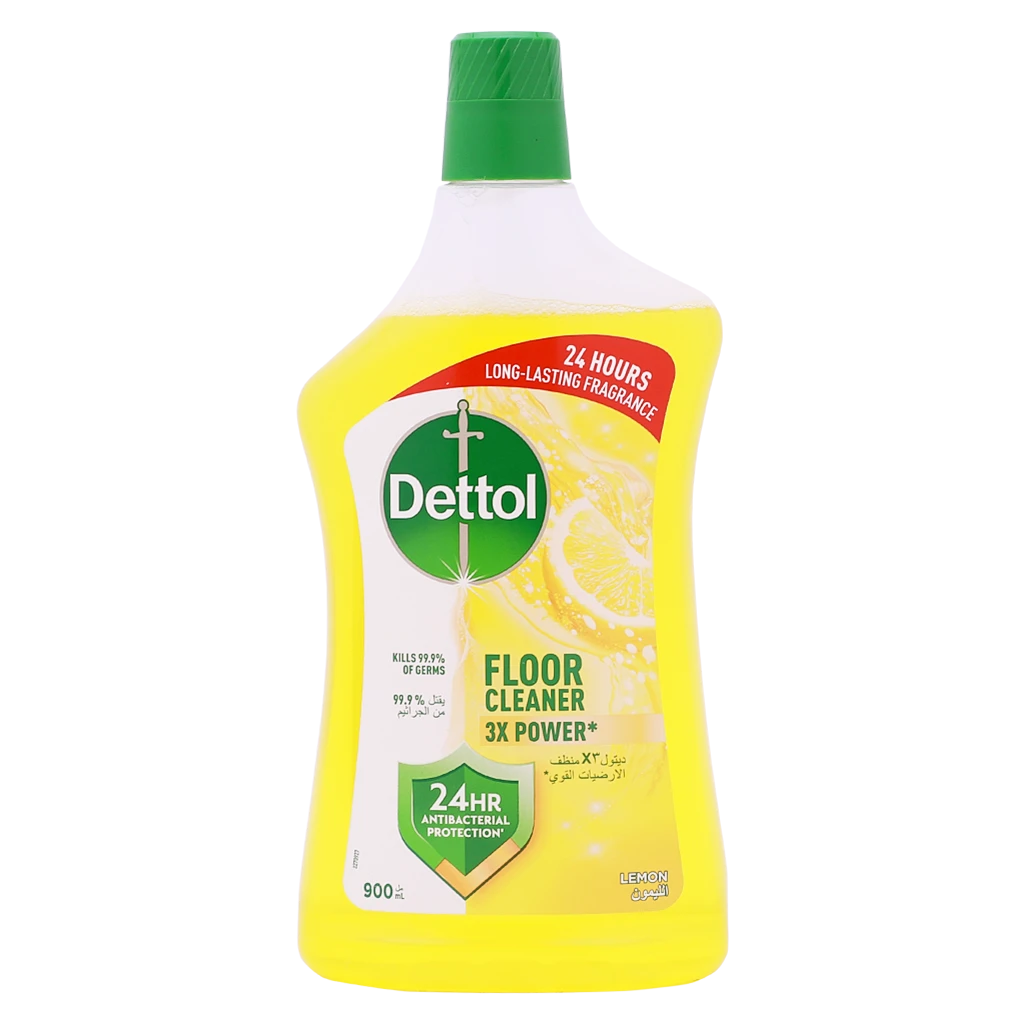 Dettol Lemon Anti-Bacterial Power Floor Cleaner 900 ml