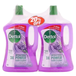 Dettol Lavender Antibacterial Power Floor Cleaner 1.8L TP 20%